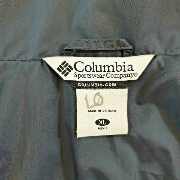 Columbia Sportswear Windbreaker Long Sleeve Mens XL Lined Rain Jacket Sport Run - Picture 6 of 12